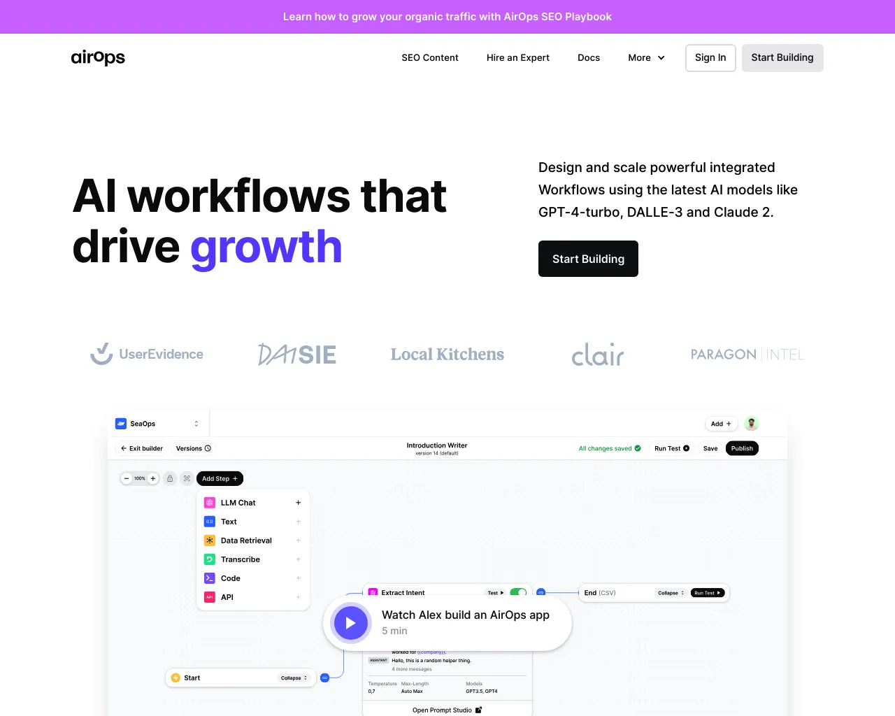 AirOps - AI workflows that drive growth