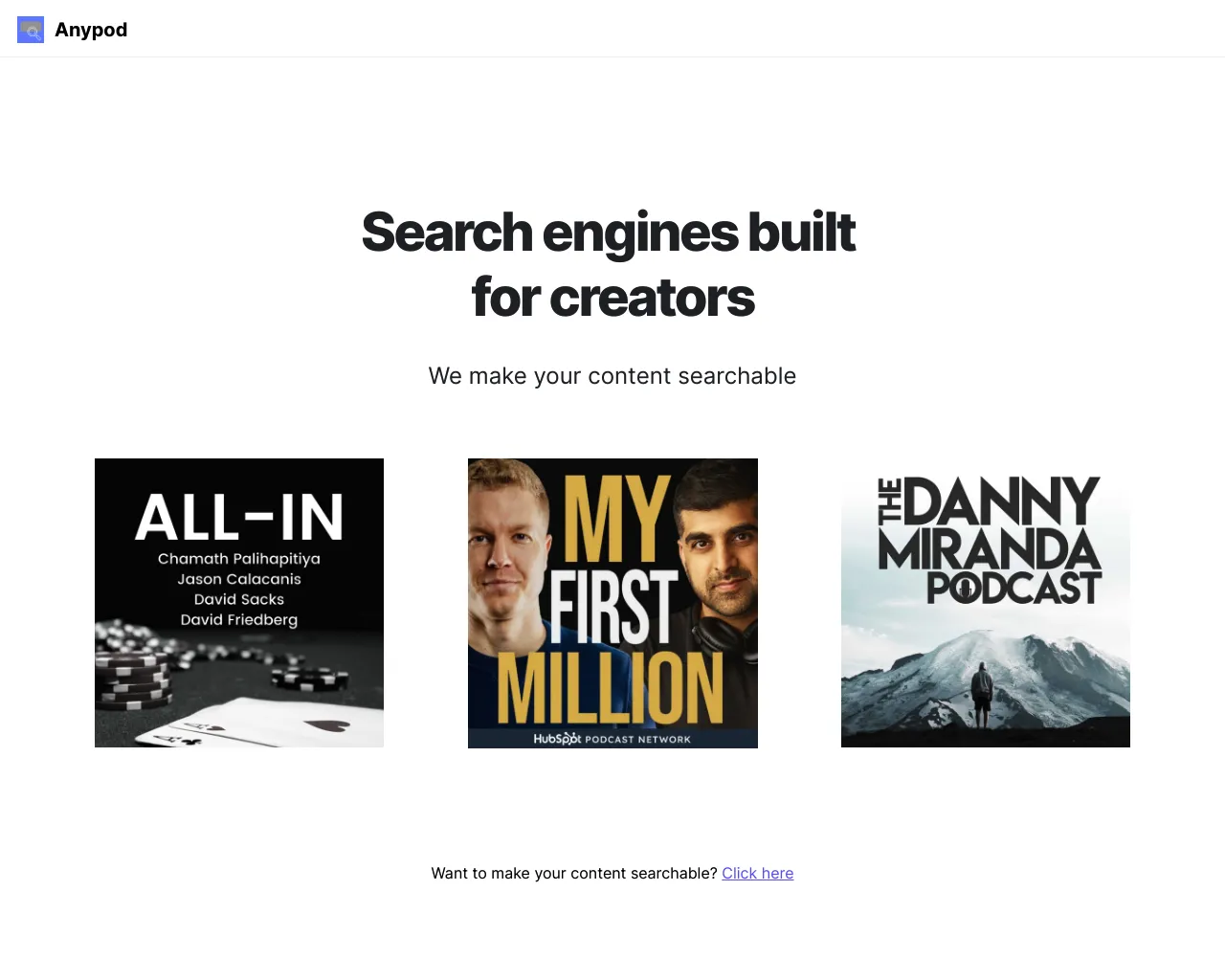Search Engines Built for Creators