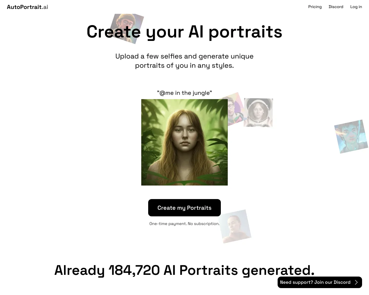 Autoportrait - Create AI Portraits