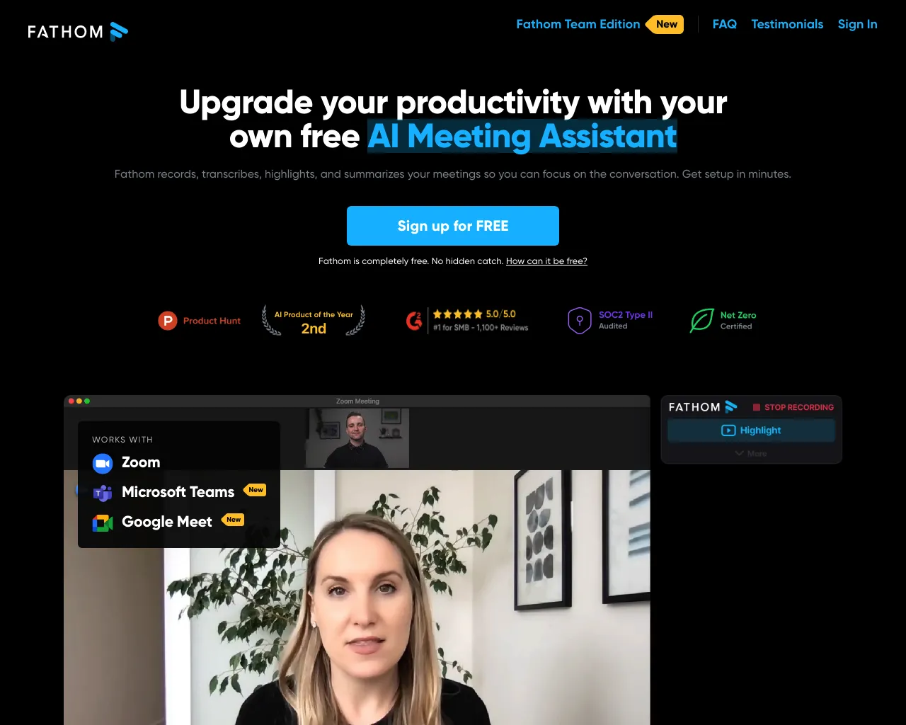 Upgrade your productivity with your own free AI Meeting Assistant