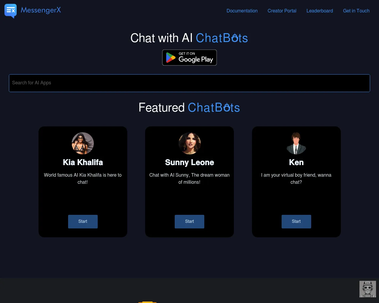Messengerx.Io - Chat With AI