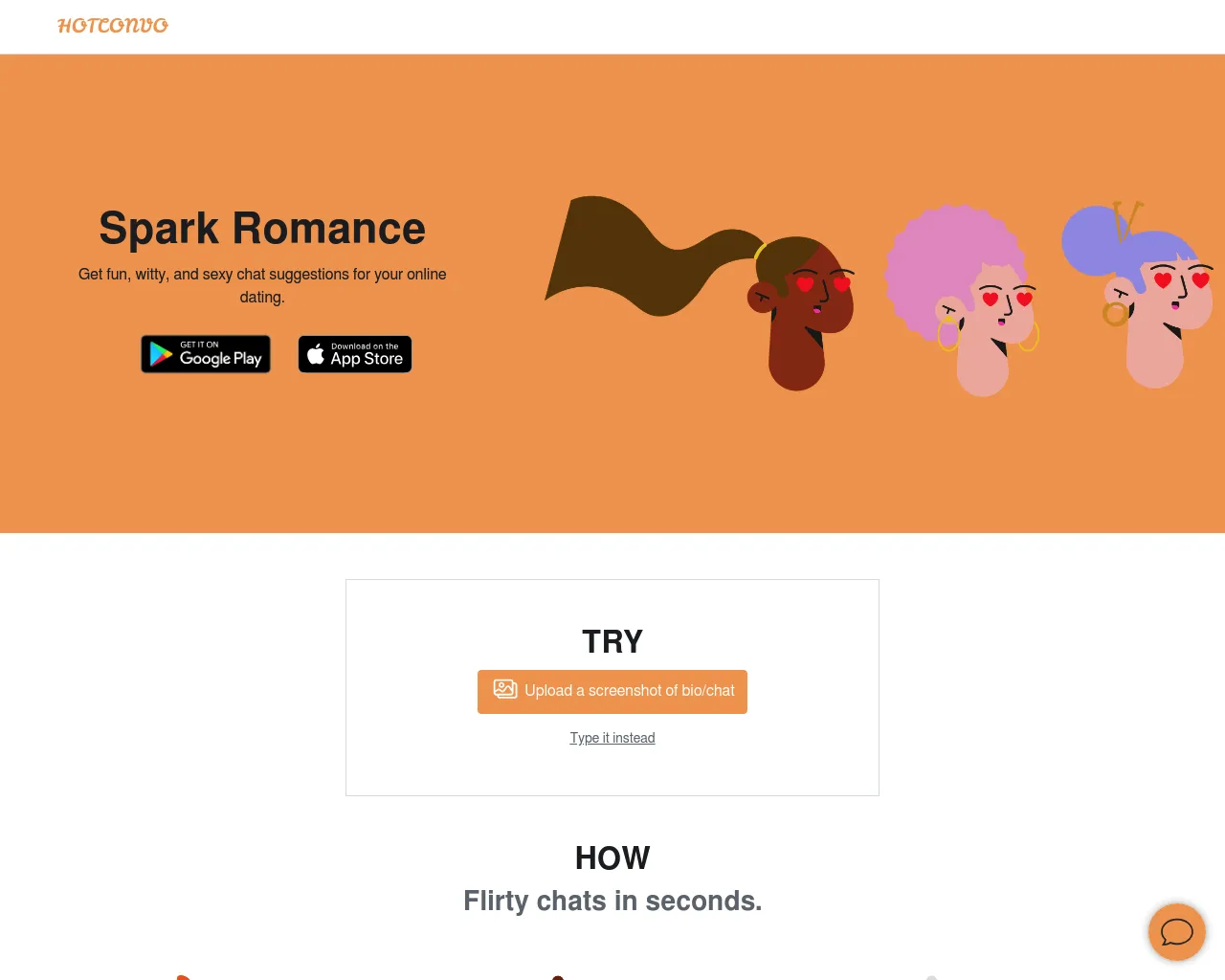 Spark Romance - Get Fun, Witty, and Sexy Chat Suggestions for Your Online Dating