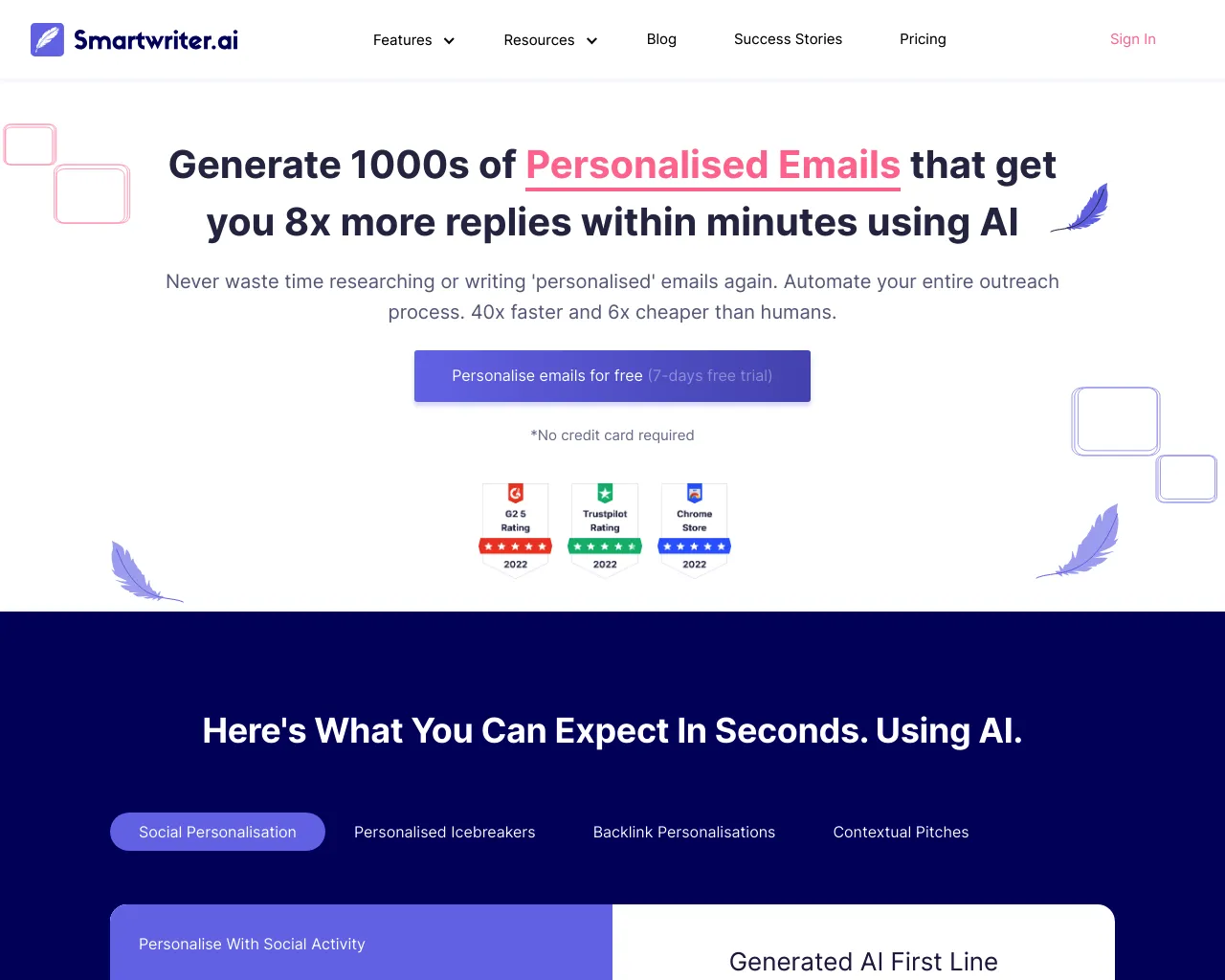 Generate 1000S of Personalised Emails That Get You 8X More Replies Within Minutes Using AI