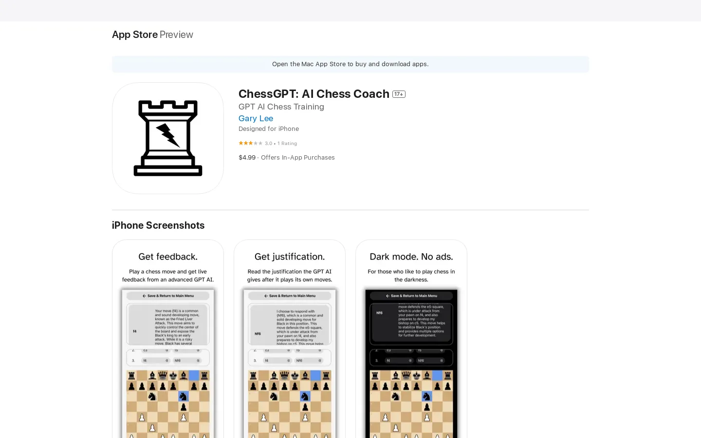 ChessGPT: AI Chess Coach on the App Store