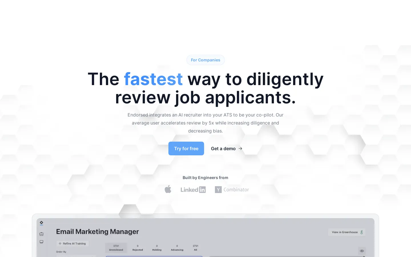 The fastest way to diligently review job applicants | Endorsed