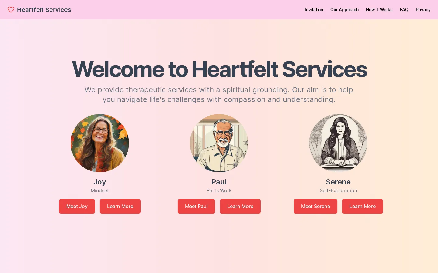 Heartfelt Services — AI Therapeutic Services — The #1 AI Therapy