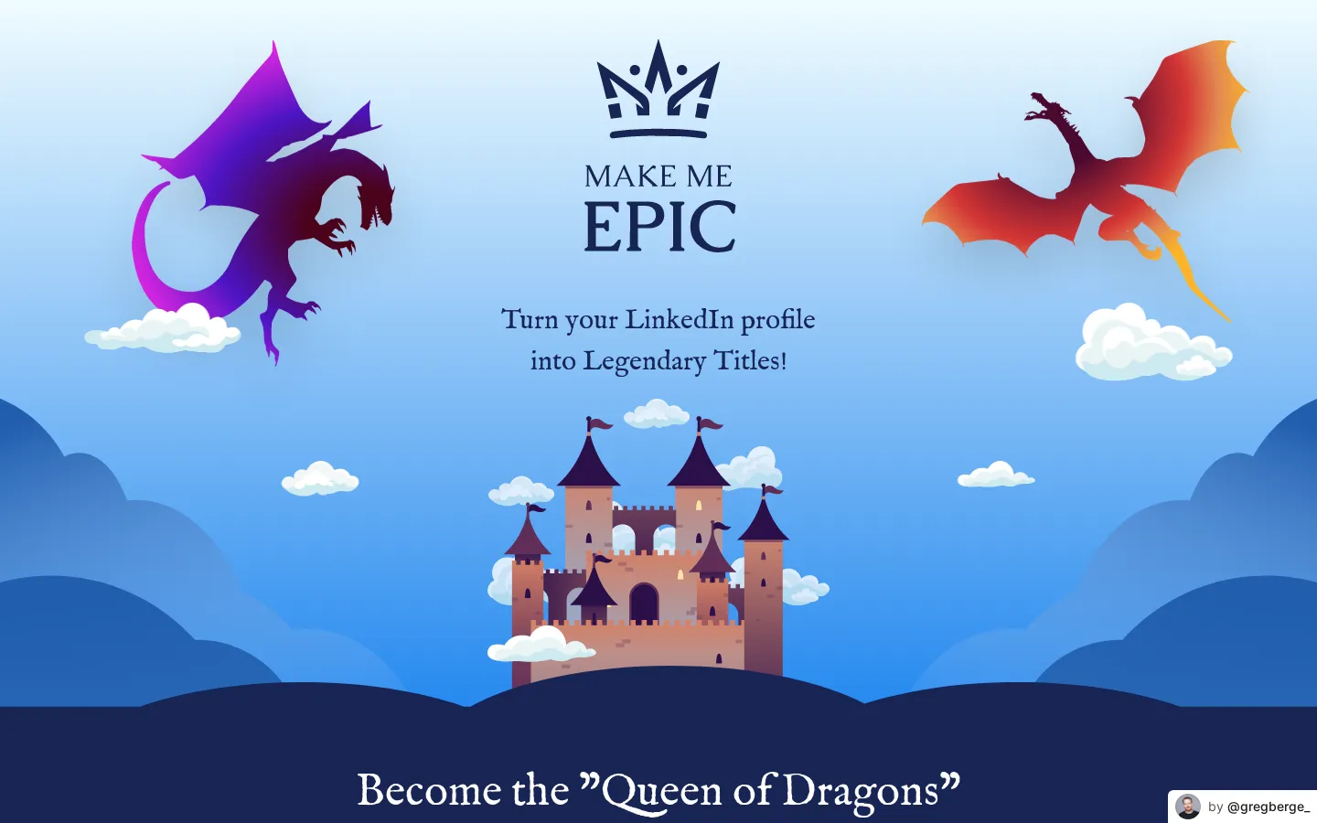 Make me Epic - Turn your LinkedIn profile into Legendary Titles!