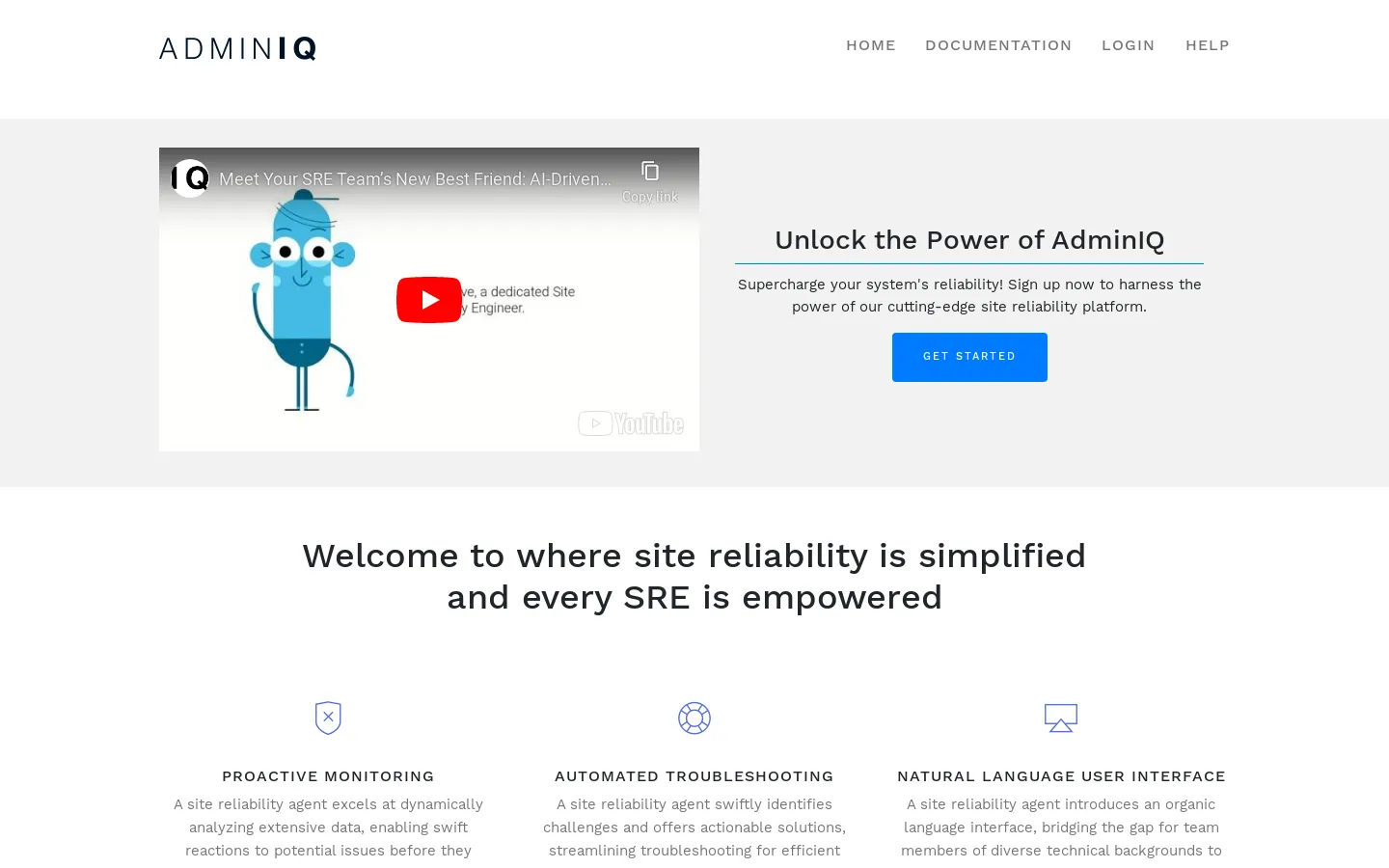 AdminIQ - Simplify Site Reliability