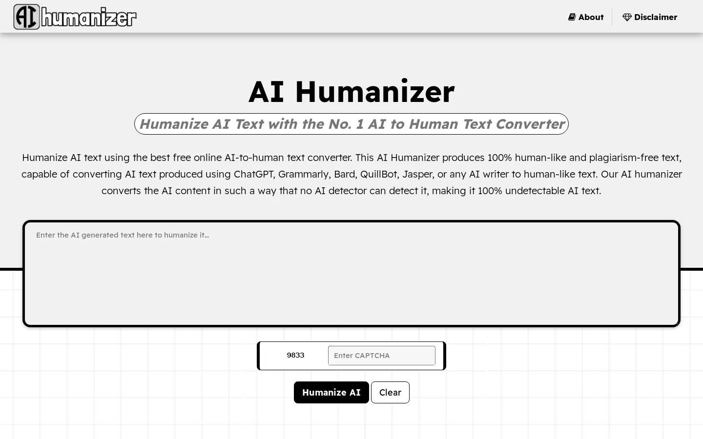AI Humanizer - Humanize AI Text | Free AI to Human text Converter