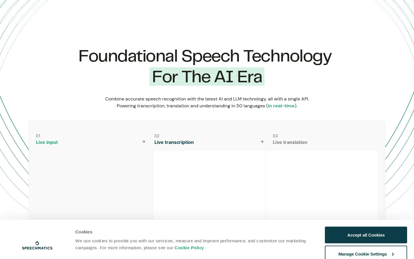 AI Speech Technology | Speech-To-Text API | Speechmatics