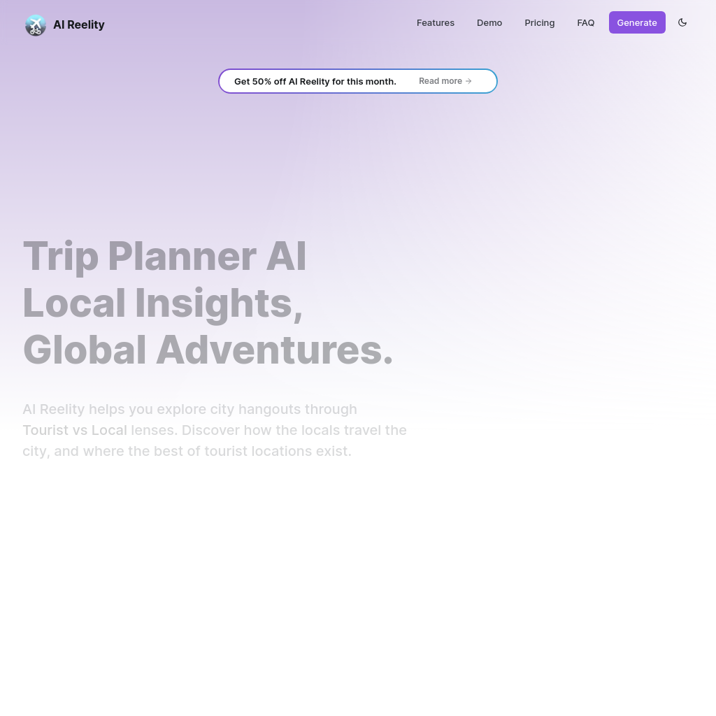 Trip Planner AI Travel like a local, Explore like a Tourist
