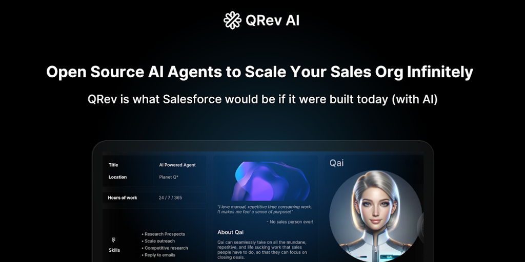 QRev - Open Source AI-first alternative to Salesforce