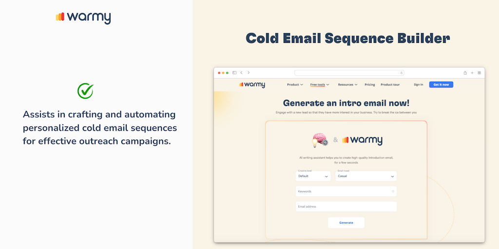 Warmy.io - Boost your email deliverability with an AI driven algorithm