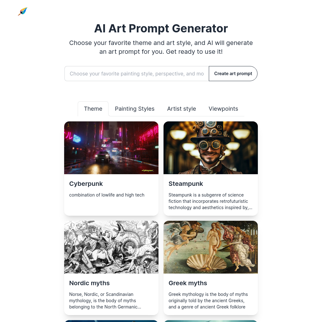 AI Art Prompt Generator: Spark Your Creativity with Unique Prompts