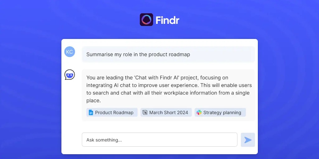Findr 2.0 - AI Search Assistant for Work