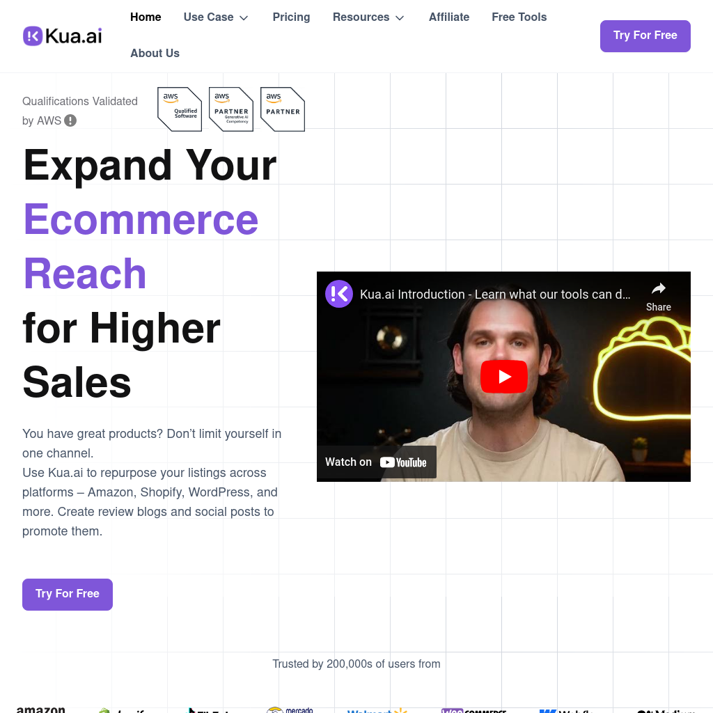 Kua.ai | AI Content Generation for E-Commerce Success