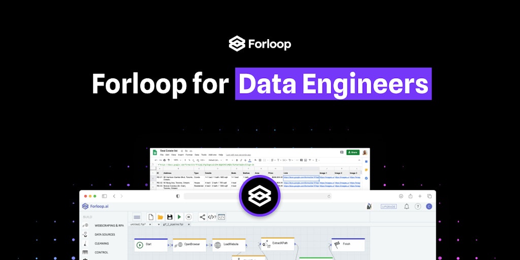 Forloop.ai - No-code Platform for Web Scraping & Data Automation