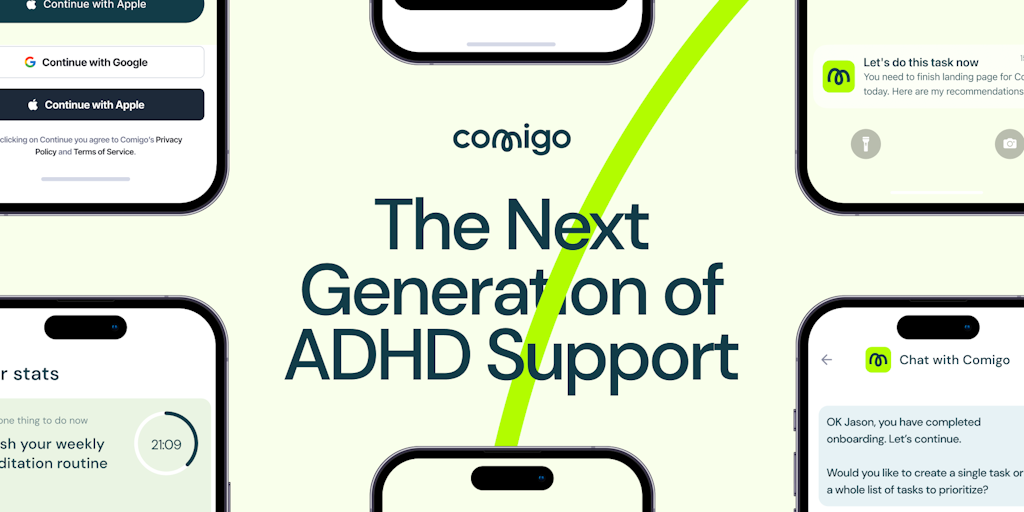 Comigo - The AI Companion for ADHD | Personalized Support & Productivity Tools
