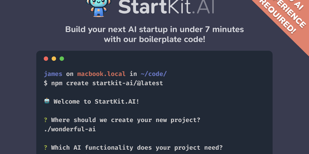 StartKit.AI - The Ultimate SaaS Boilerplate for AI Startups