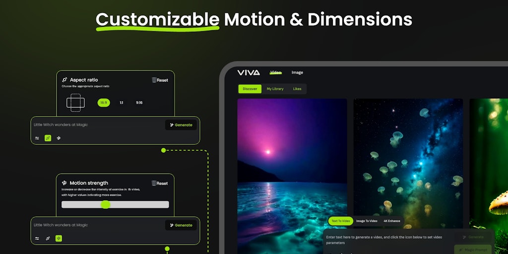 VIVA - AI Powered Creative Visual Design Platform