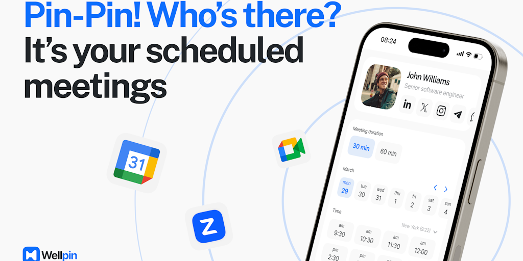 Wellpin - Free Scheduling Assistant for Everyone
