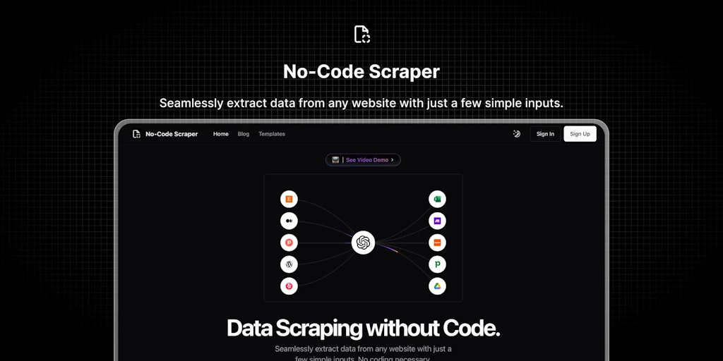 No-Code Scraper - Data Scraping Made Easy