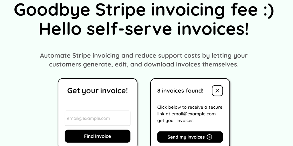 Invoya - Automate Stripe invoicing and reduce fees