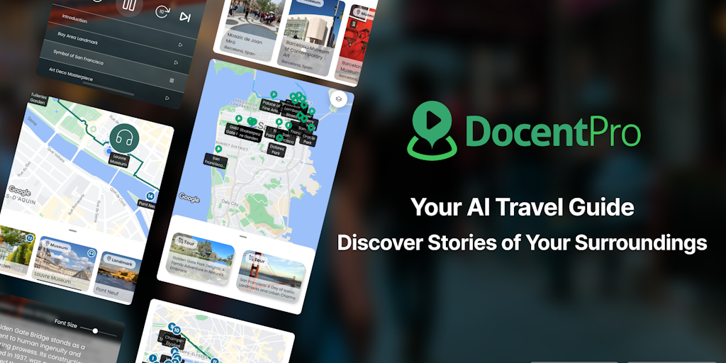 DocentPro - Your AI Travel Guide to discover stories of your surrounding