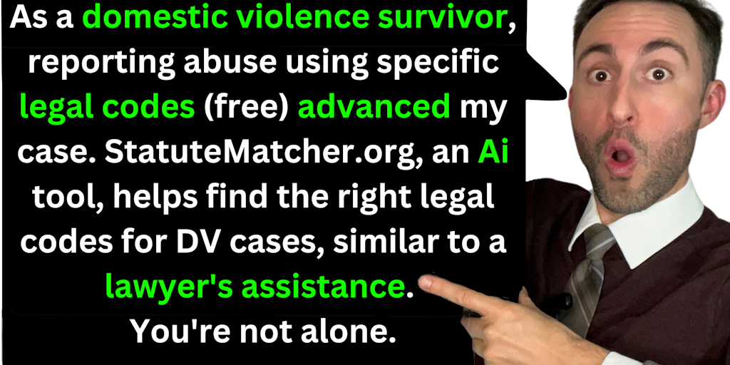 StatuteMatcher.org - AI Matches Domestic Violence Incidents with Legal Statutes