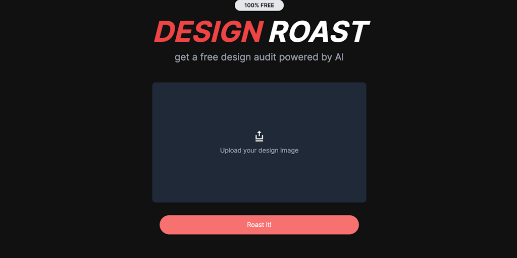 Get a Free Design Audit | Roast My Design