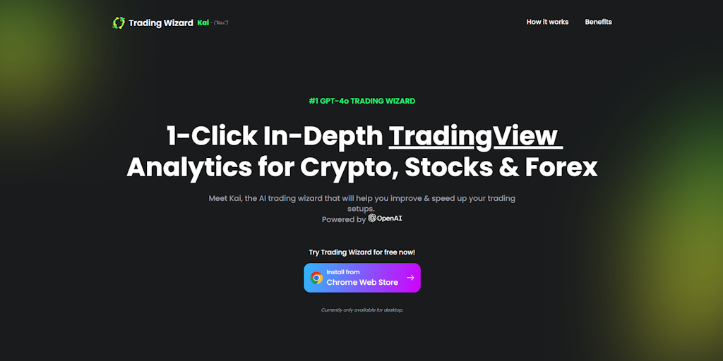 1-Click In-Depth TradingView Analytics for Crypto, Stocks & Forex - Trading Wizard