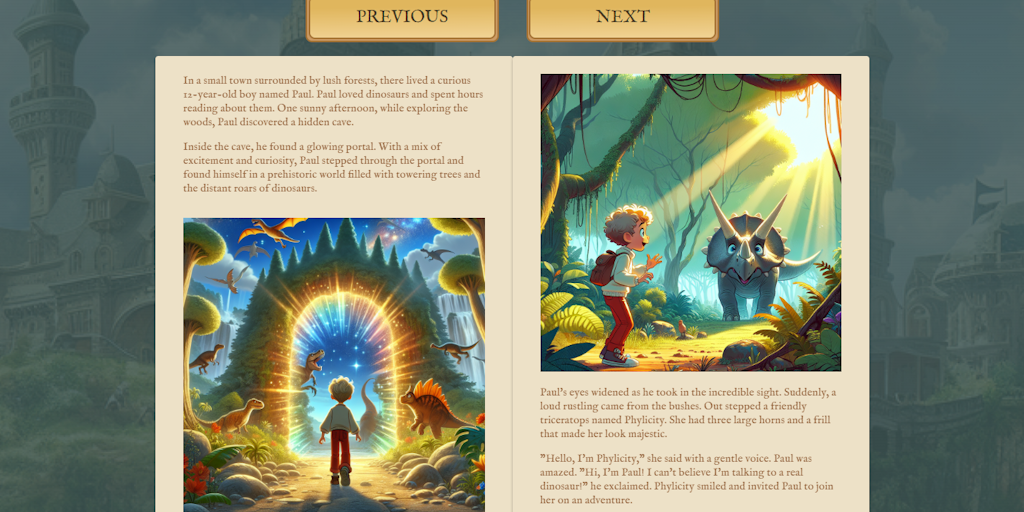 EnchantedPages.AI - Create Heroic, Beautifully Illustrated Stories of Your Child